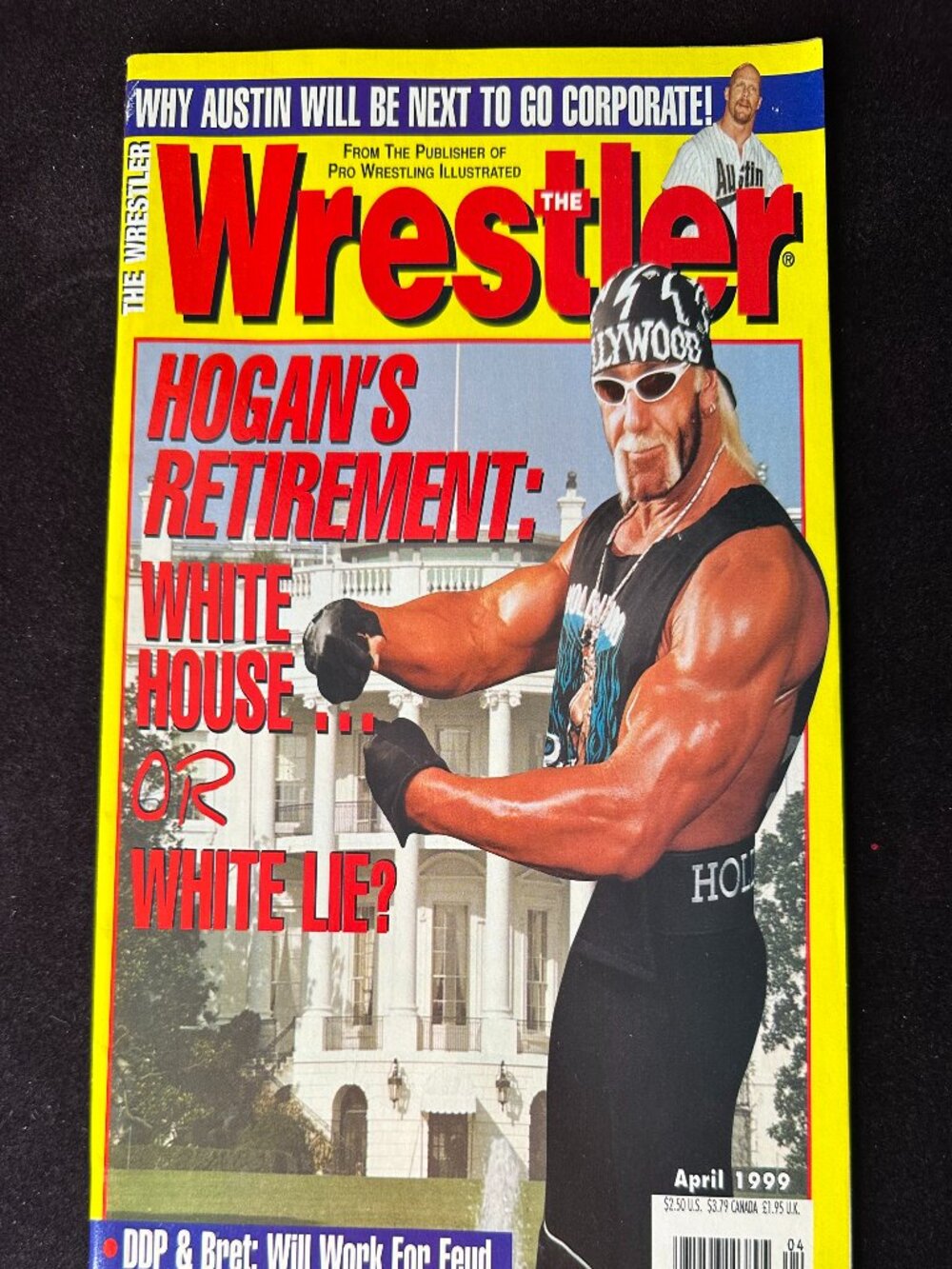 Vintage The Wrestler Magazine April 1999 Hulk Hogan Cover